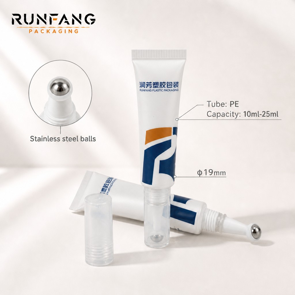 D19mm Plastic Squeeze Tube with Ball Applicator