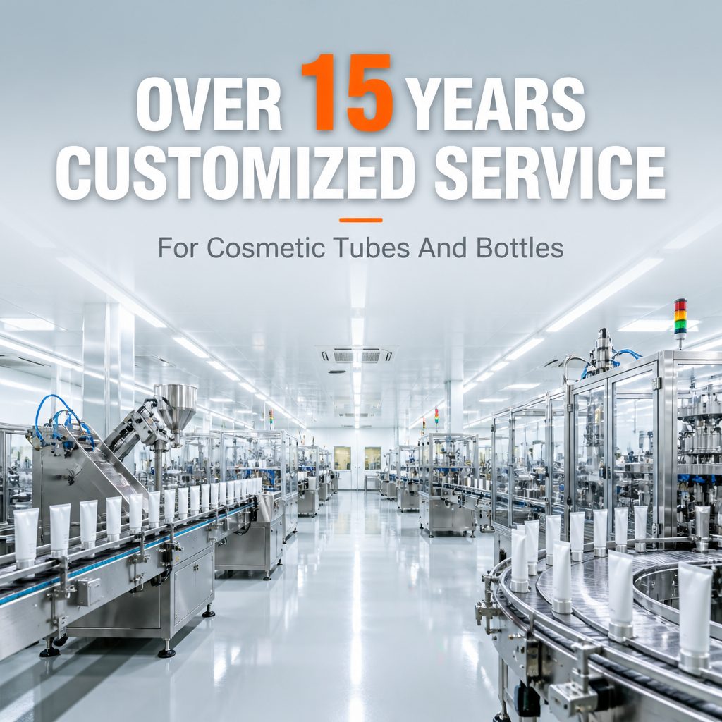 Service personnalisé depuis plus de 15 ans pour les tubes et flacons cosmétiques