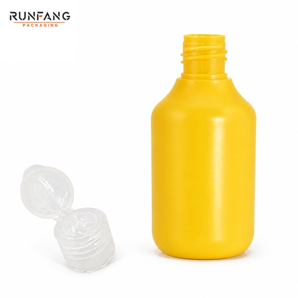 Bouteille vide en PE de 60 ml / 2 fl.oz avec bouchon à clapet