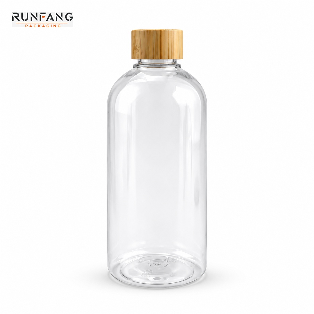 Bouteille PET vide de 500 ml / 16,9 fl.oz avec bouchon à vis