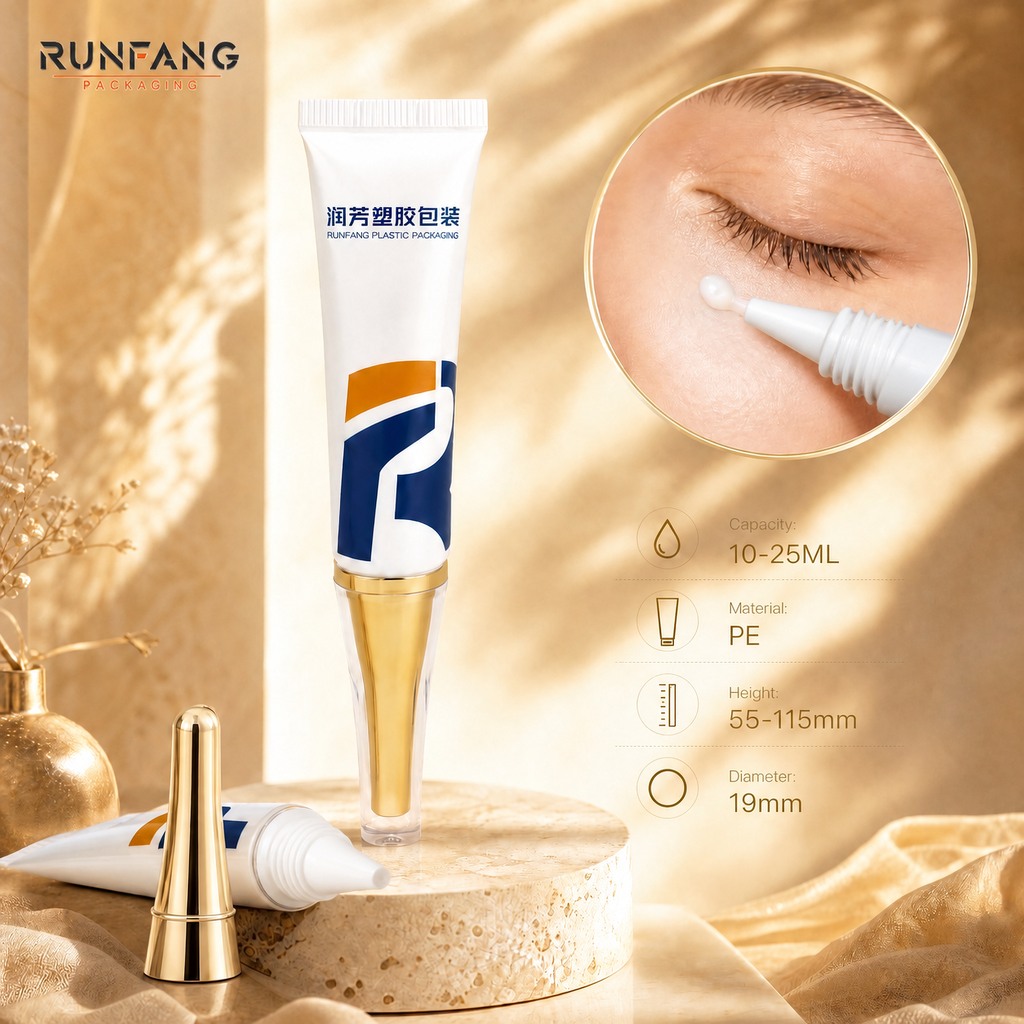 D19mm Plastic Squeeze Eye Cream Tube