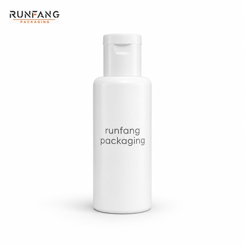 Bouteille vide en PE de 50 ml / 1,7 fl.oz avec bouchon à clapet
